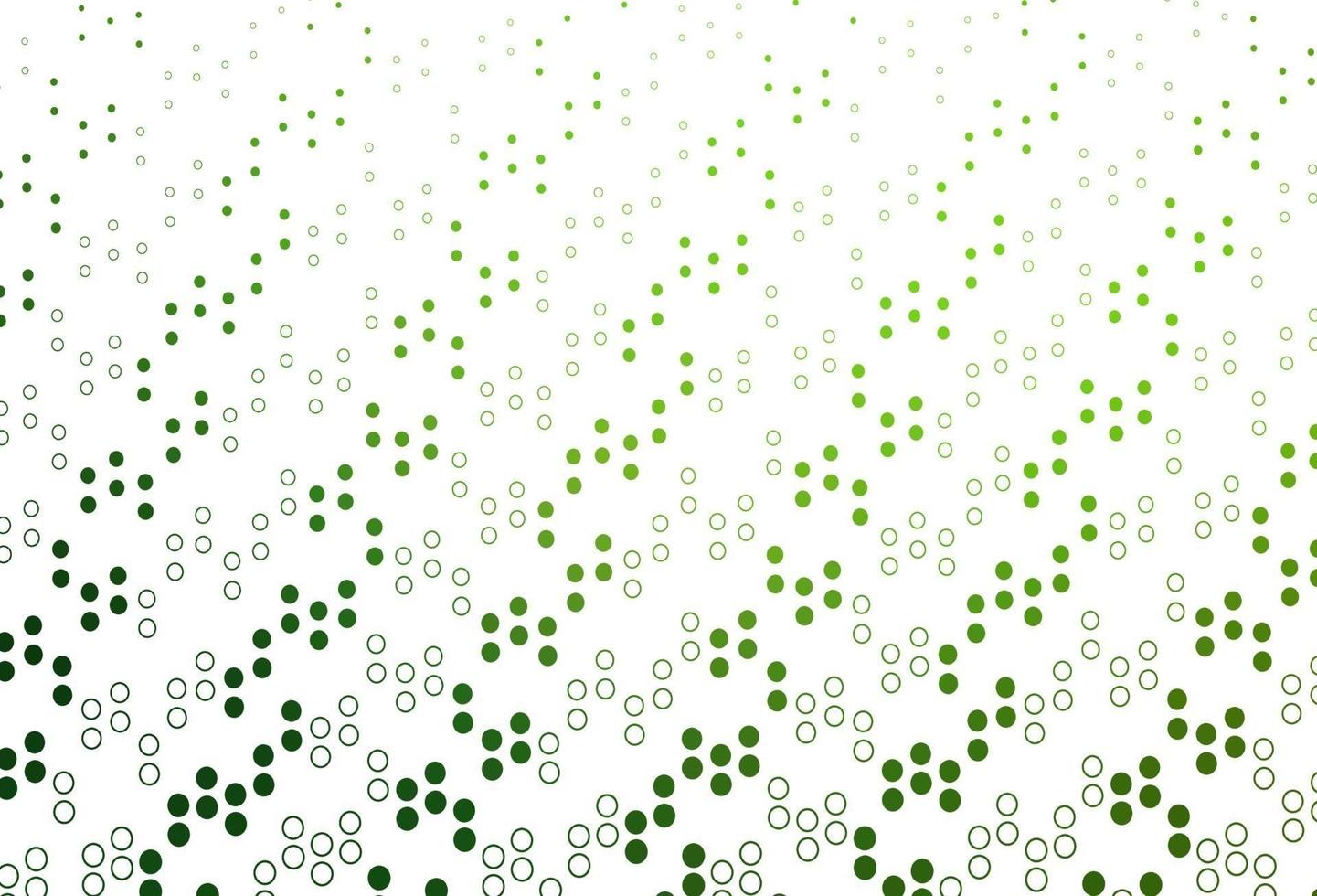 Light Green vector cover with spots.