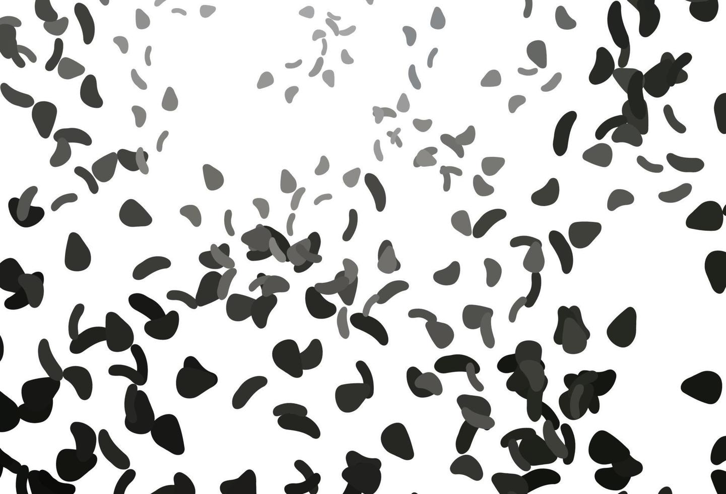 Light Black vector template with memphis shapes.