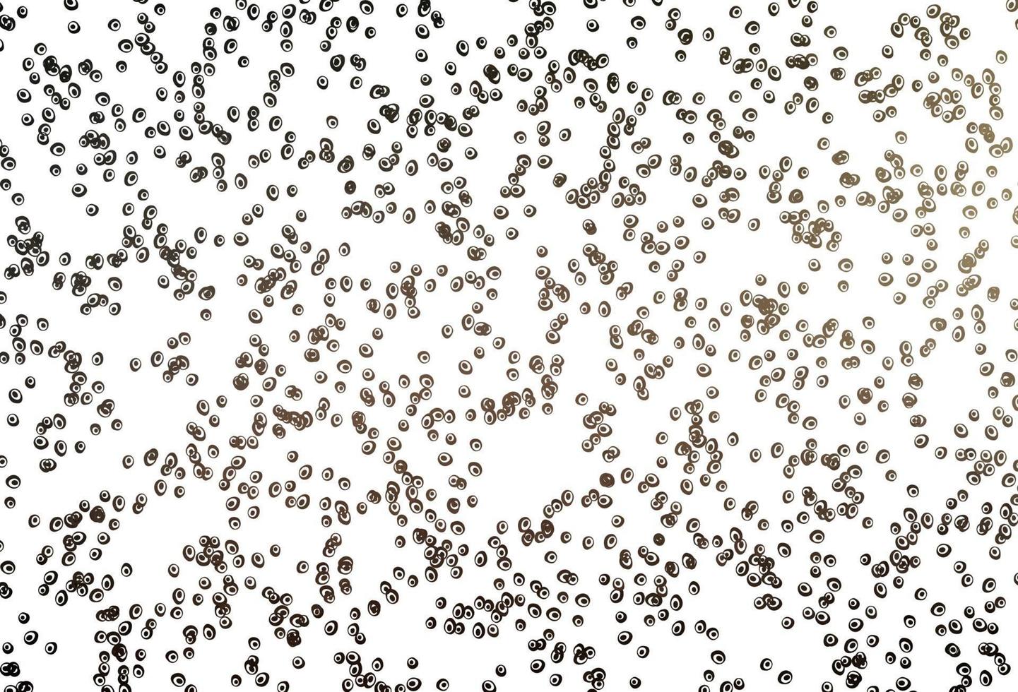 Light Black vector background with bubbles.