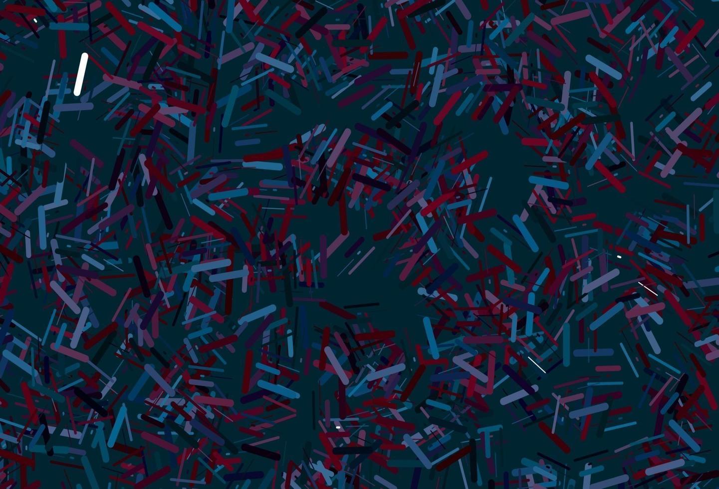 Dark green vector template with repeated sticks.
