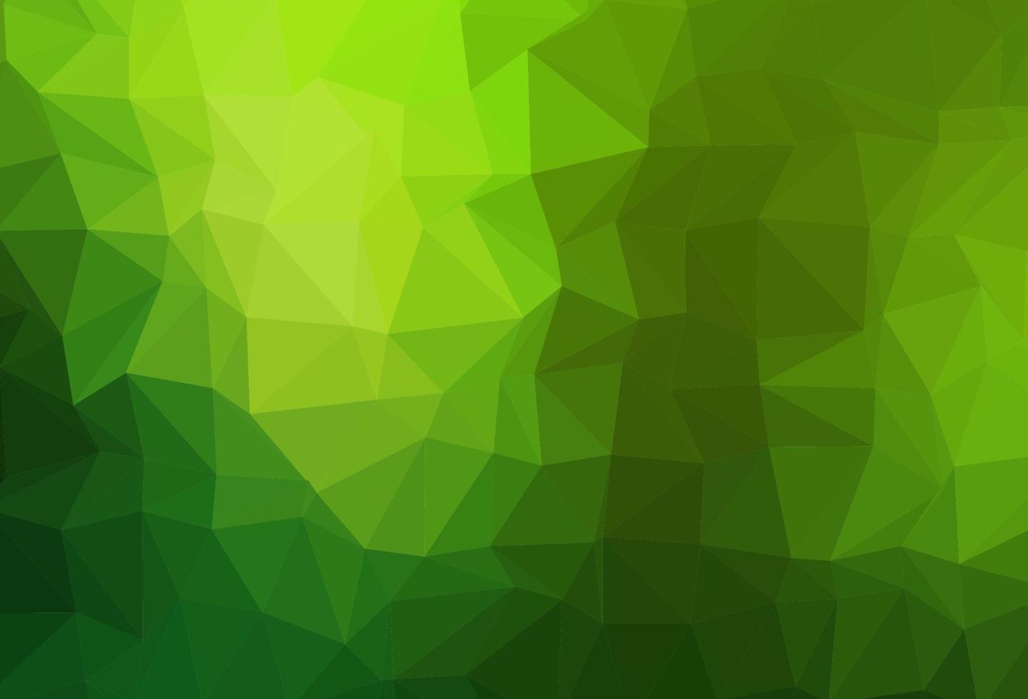 Light Green vector polygon abstract backdrop.