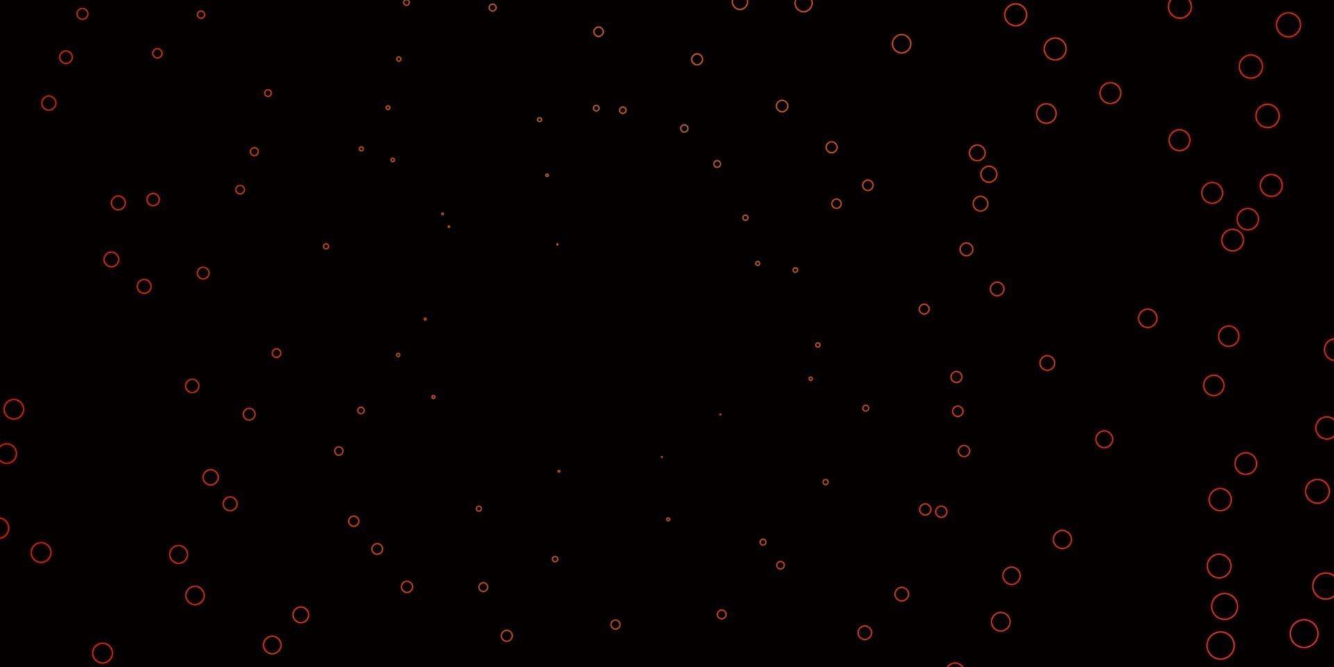 textura de vector rojo oscuro, amarillo con discos.