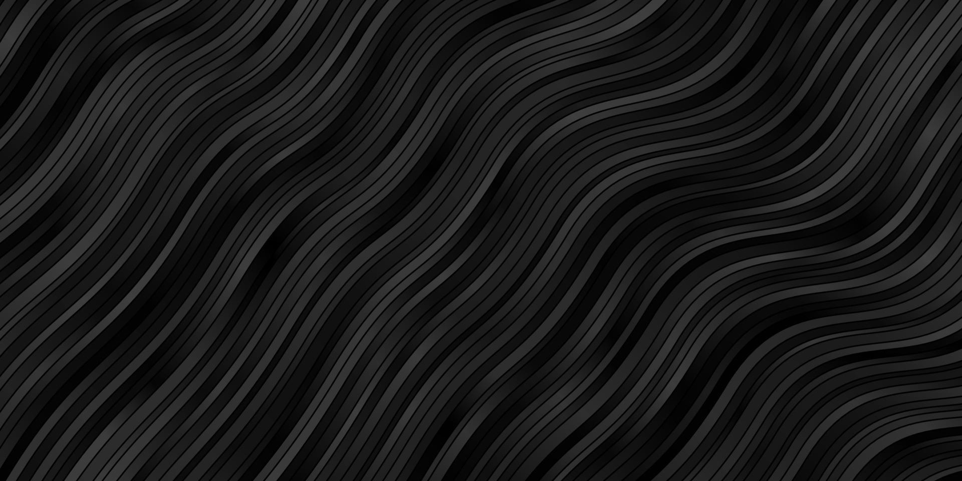 Dark BLUE vector background with curves.