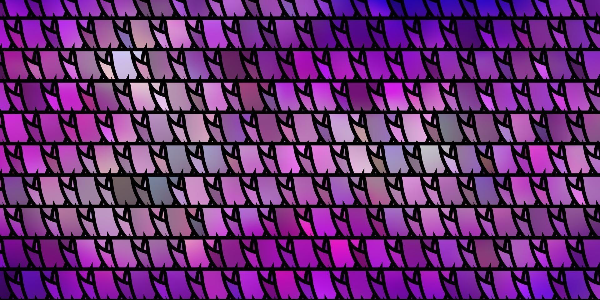 textura de vector rosa claro, azul con estilo triangular.