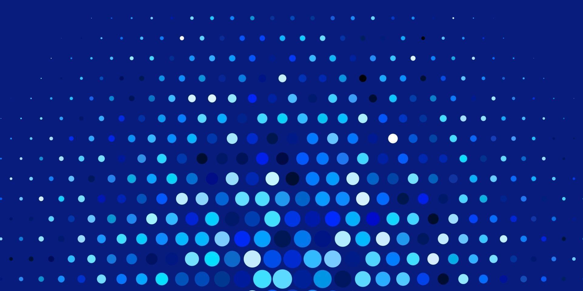 Dark BLUE vector texture with disks.