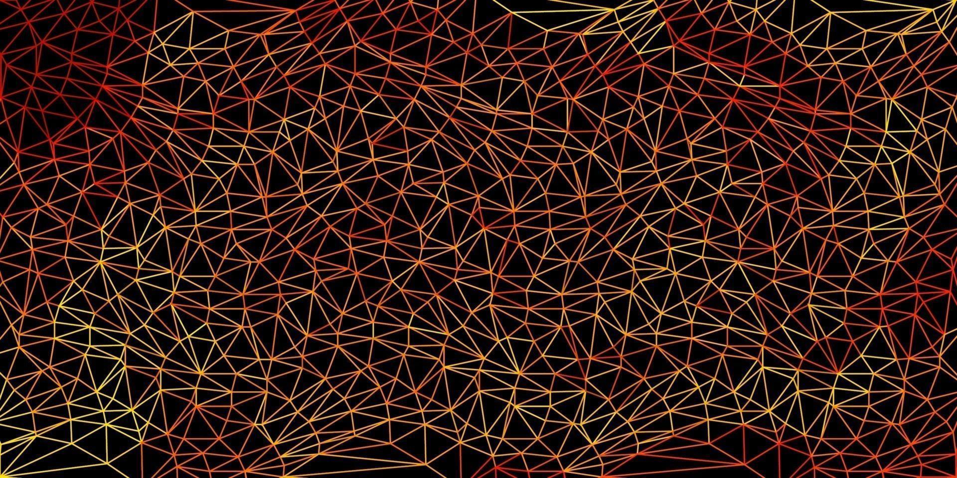 Light orange vector polygonal pattern.