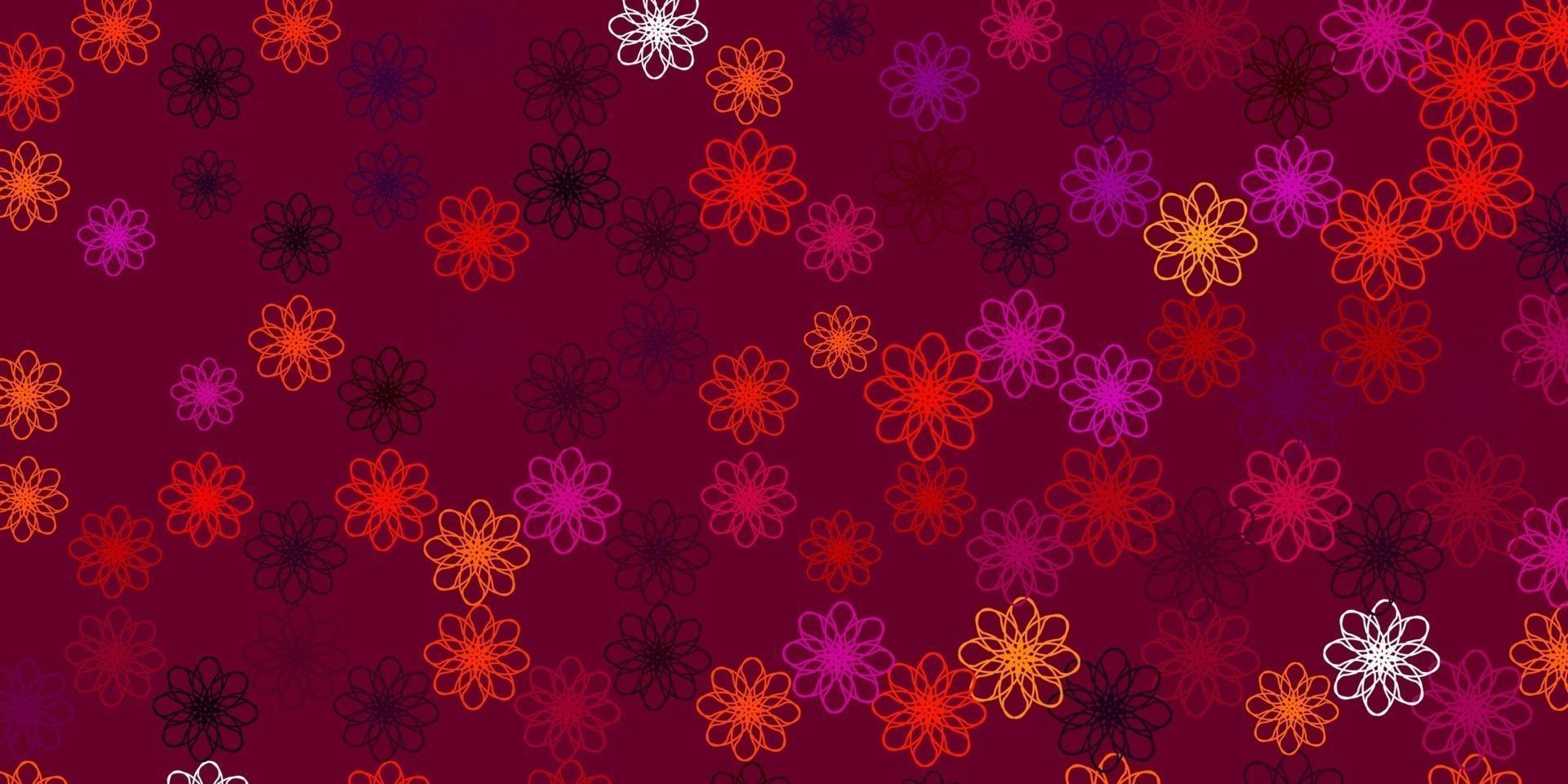 Light Pink, Yellow vector backdrop with circular arc.