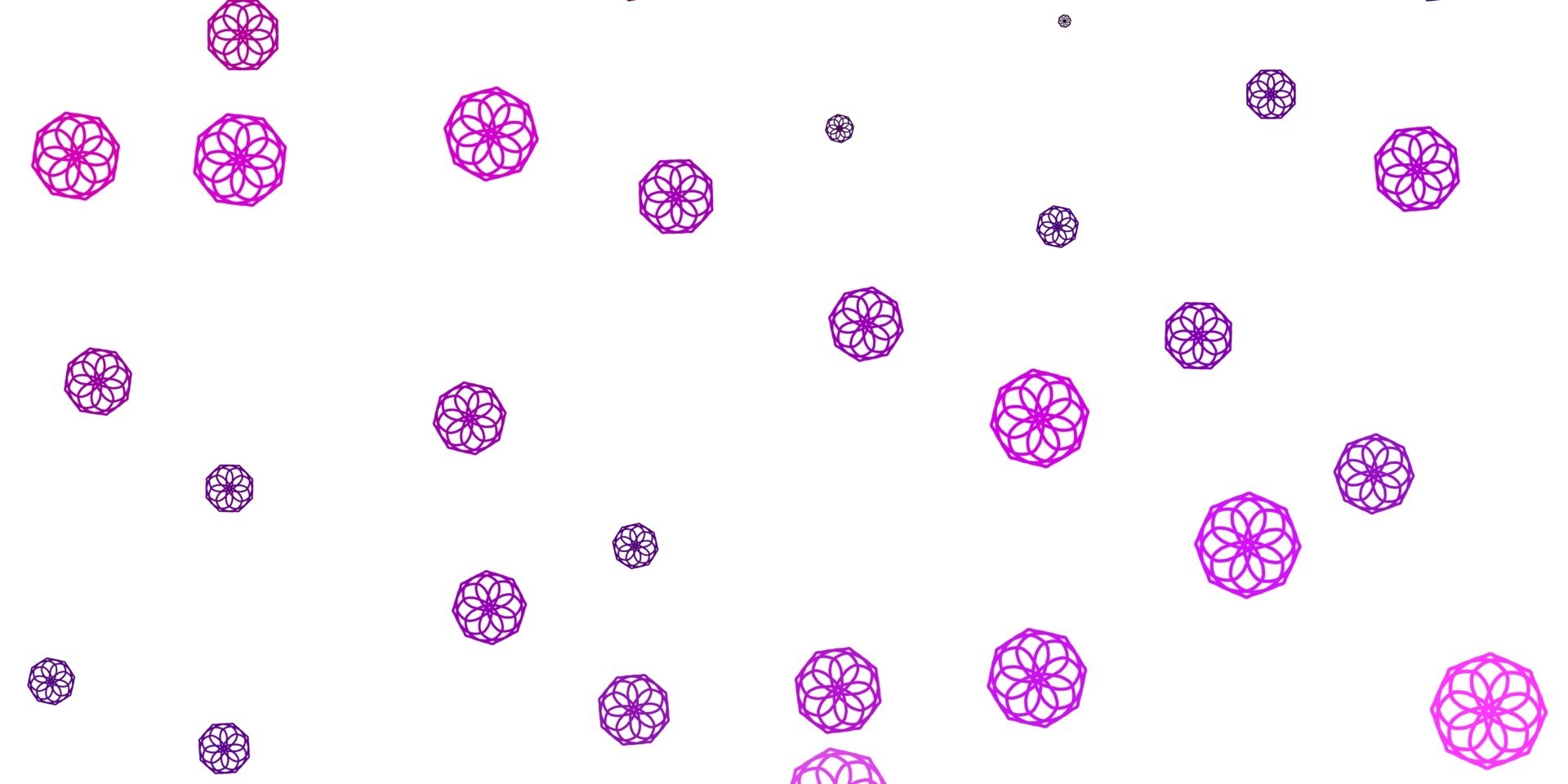 Light Purple, Pink vector natural layout with flowers. 5874950 Vector