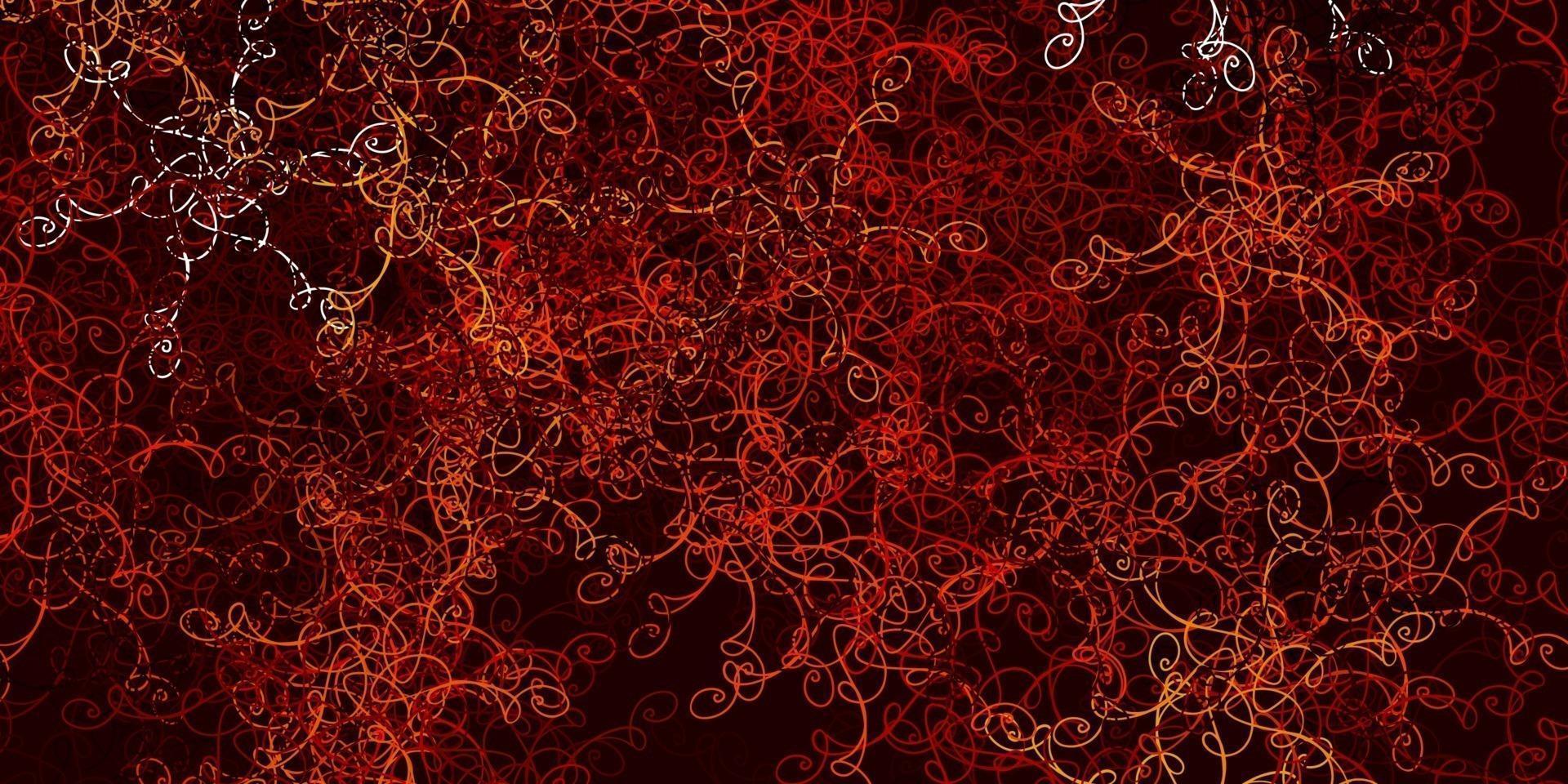 Light Red, Yellow vector layout with wry lines.