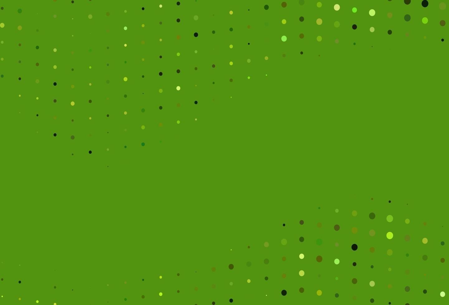 Light Green vector template with circles.