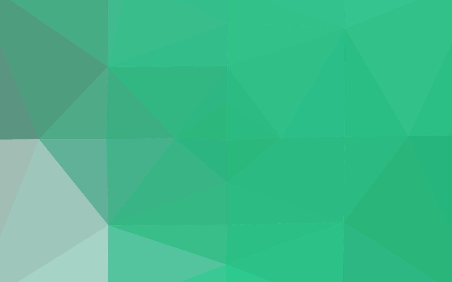 Light Green vector abstract polygonal layout.