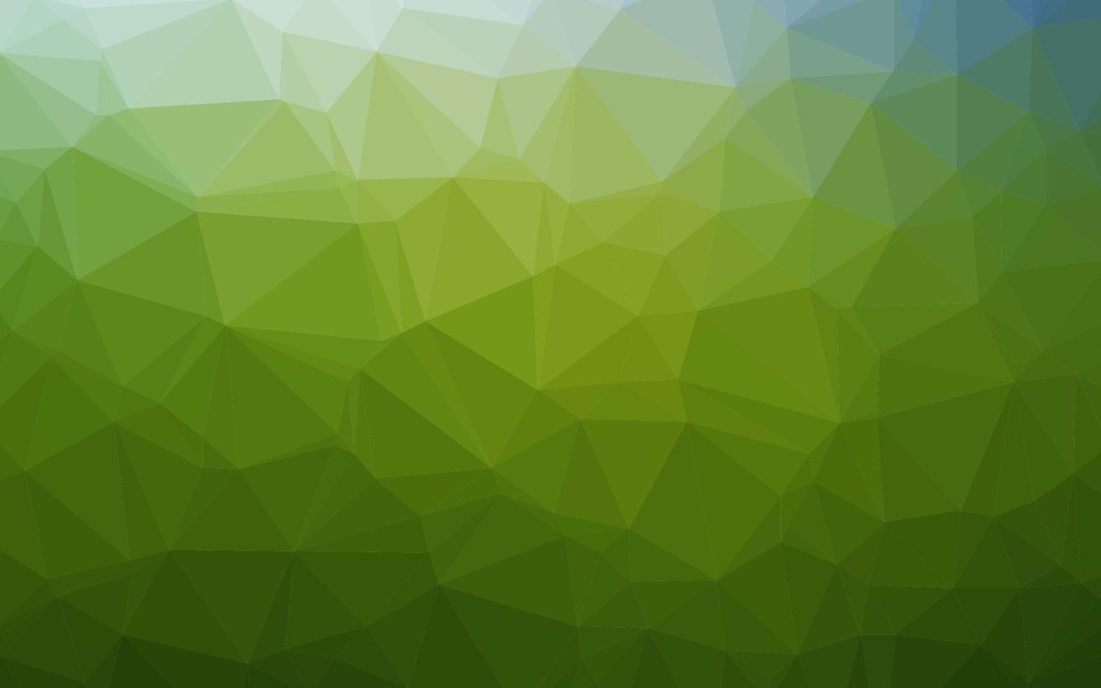 Light Green vector low poly texture.