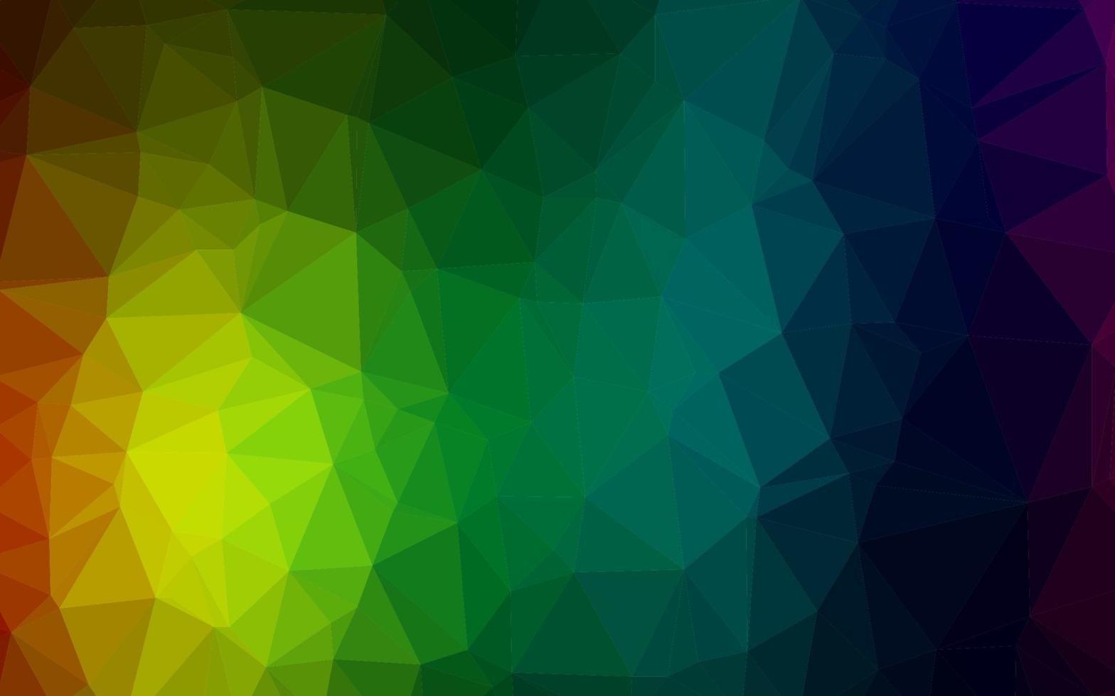 Dark Multicolor, Rainbow vector abstract mosaic backdrop.