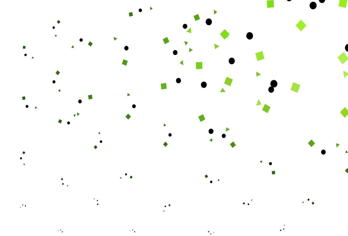 Light Green vector layout with circles, lines, rectangles.