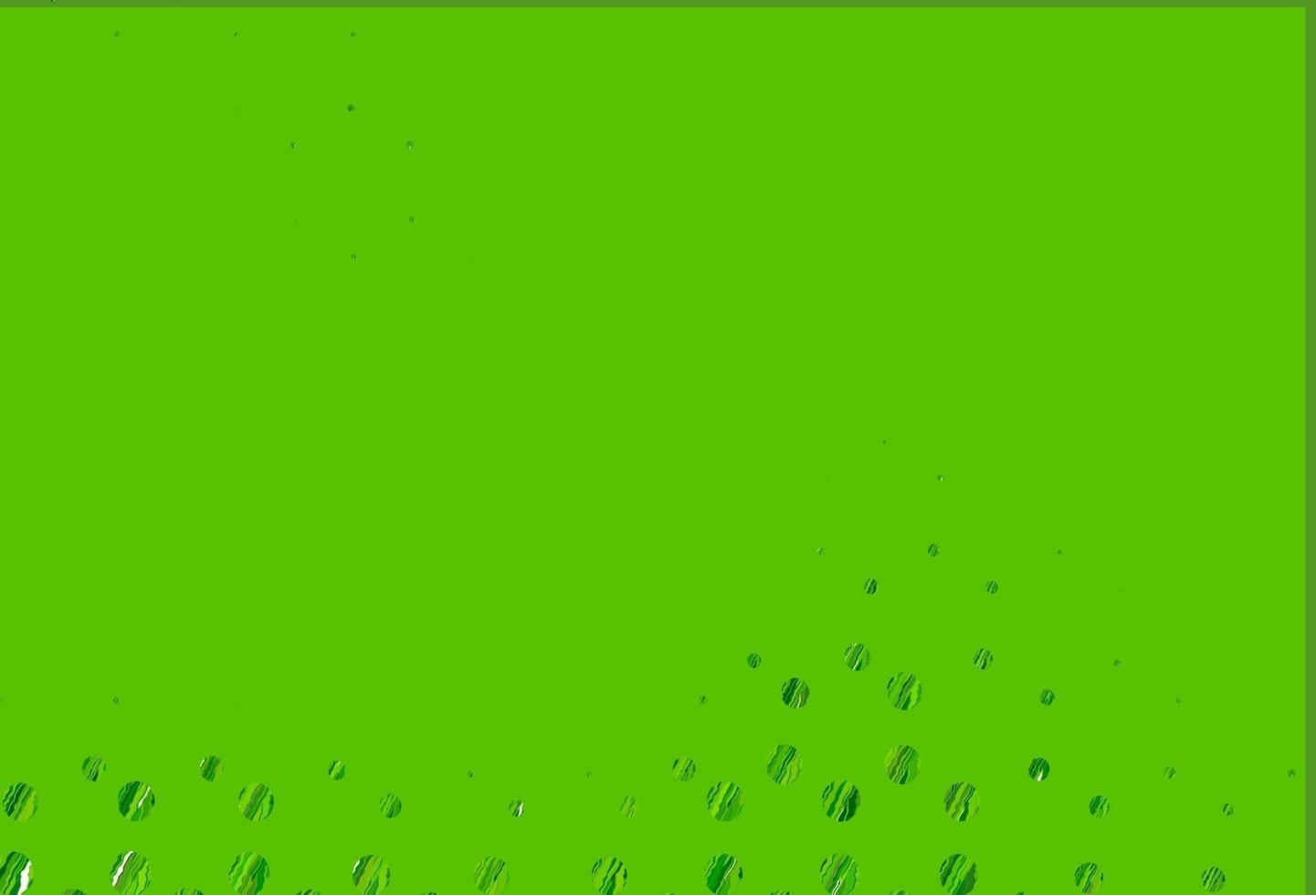 Light green vector pattern with spheres.