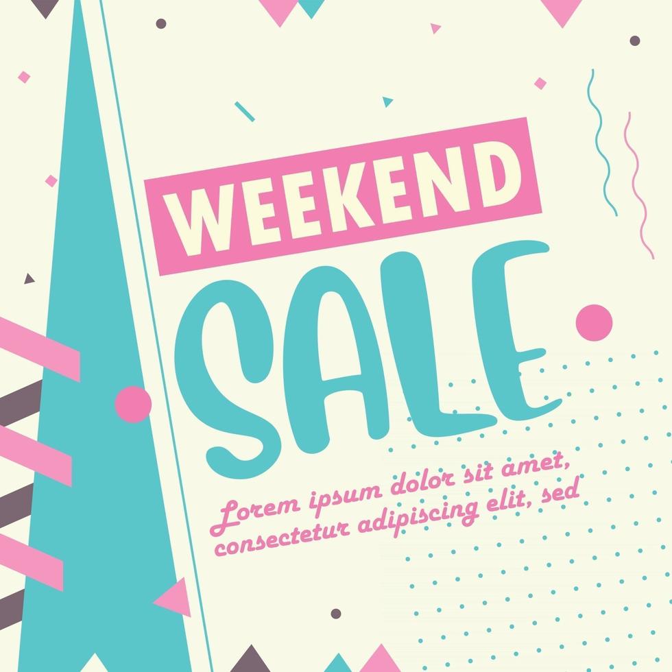Sale Concept Design With Flat Colors vector