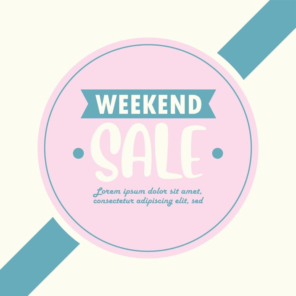 Sale Concept Design With Flat Colors vector