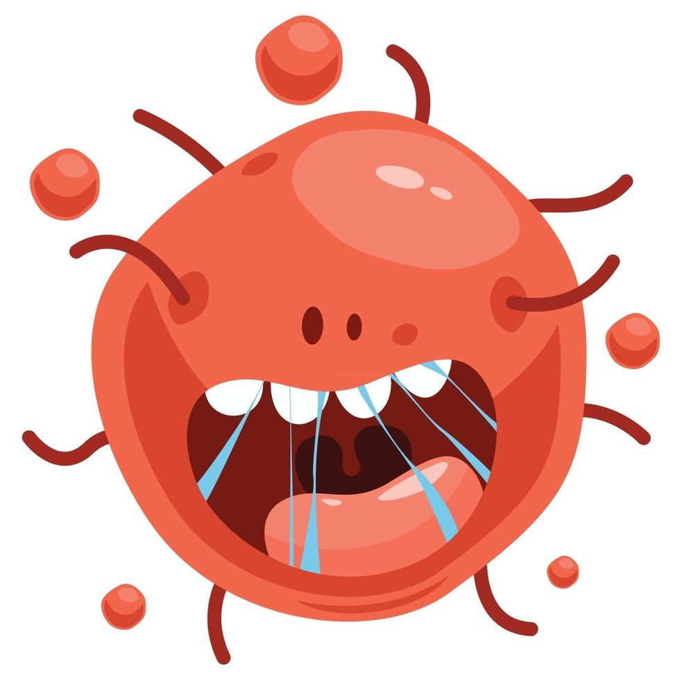 Health Care Concept With Cartoon Character vector