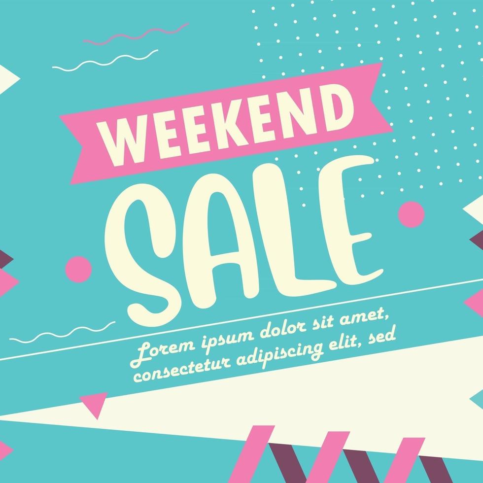 Sale Concept Design With Flat Colors vector