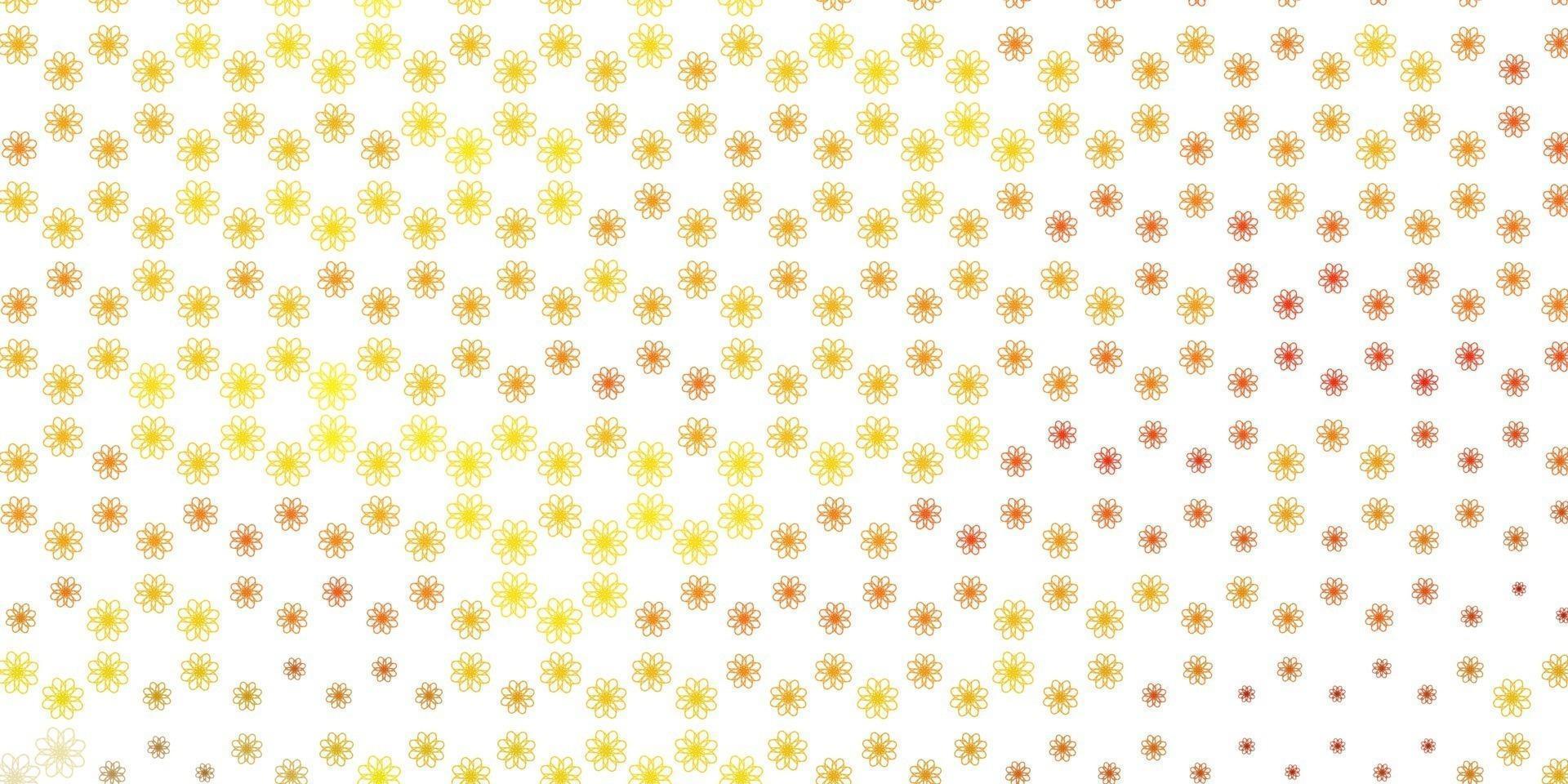 Light Yellow vector backdrop with bent lines.