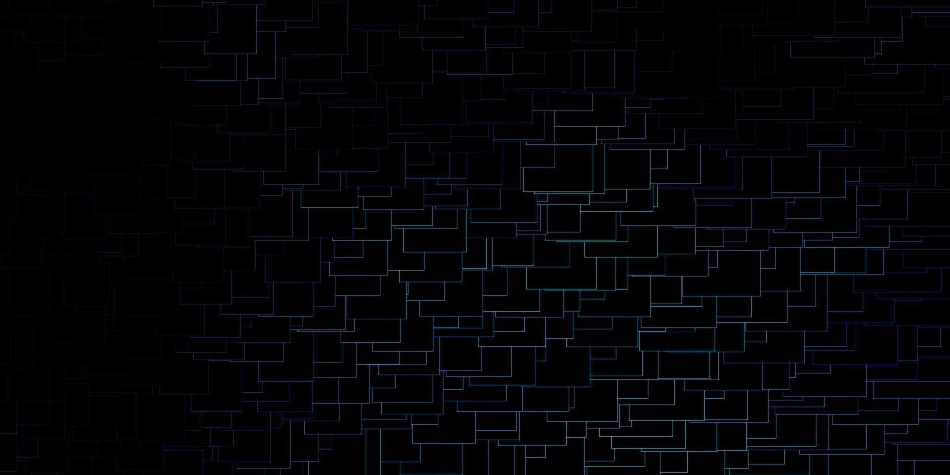 Dark BLUE vector backdrop with rectangles.