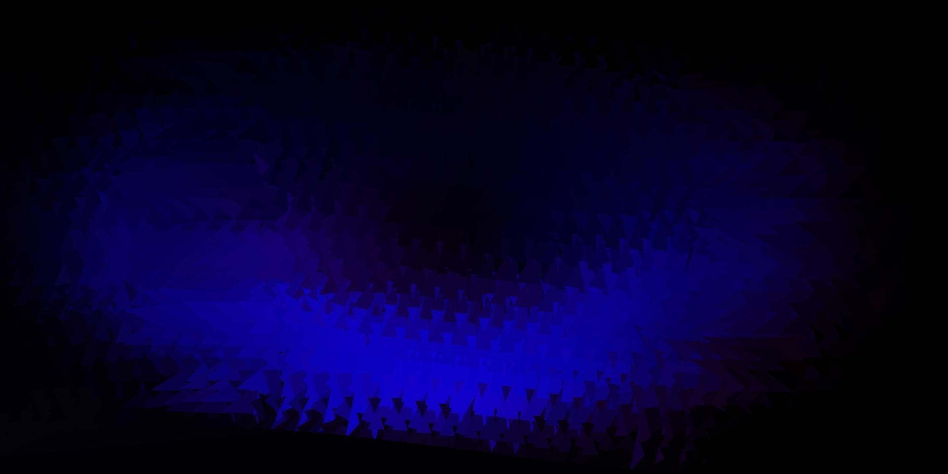 Dark blue, red vector gradient polygon layout.