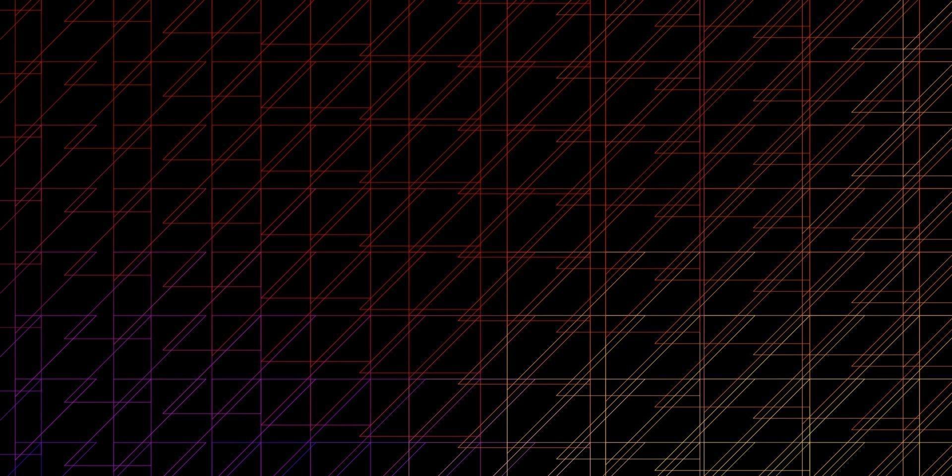 Dark Multicolor vector background with lines.