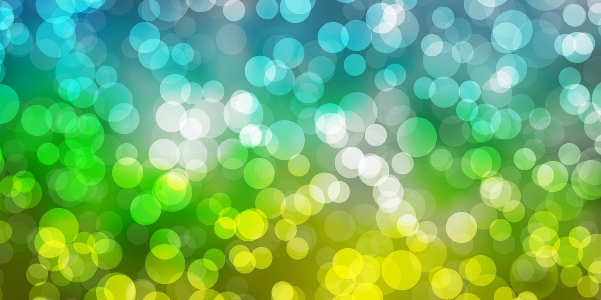 Light Multicolor vector pattern with spheres.