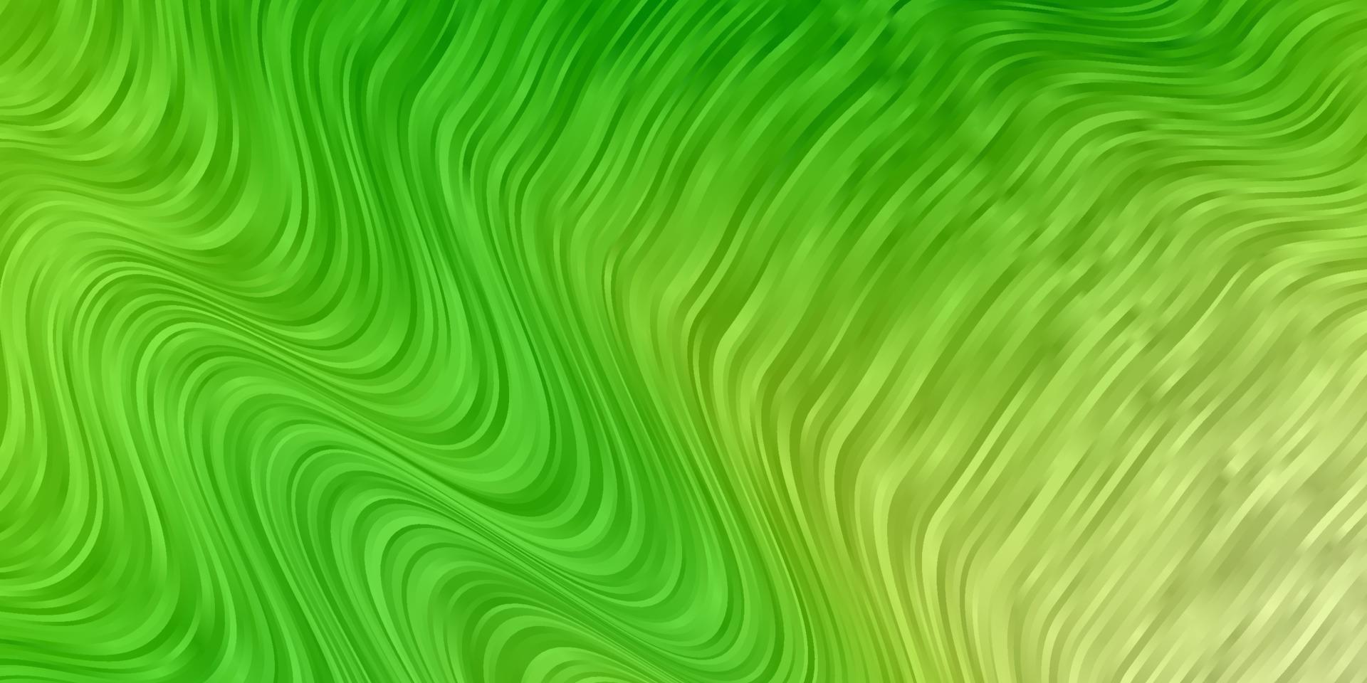 Light Green, Yellow vector background with wry lines.