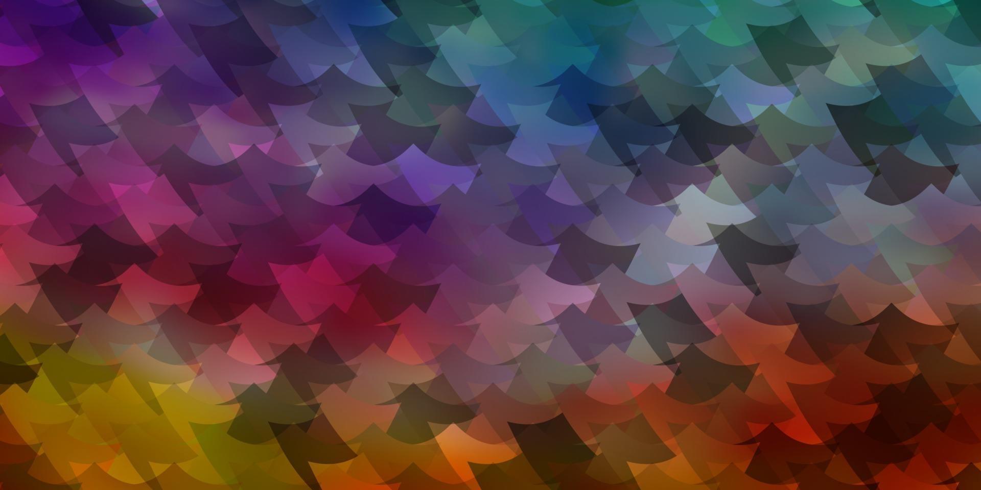 Light Multicolor vector background with rectangles.