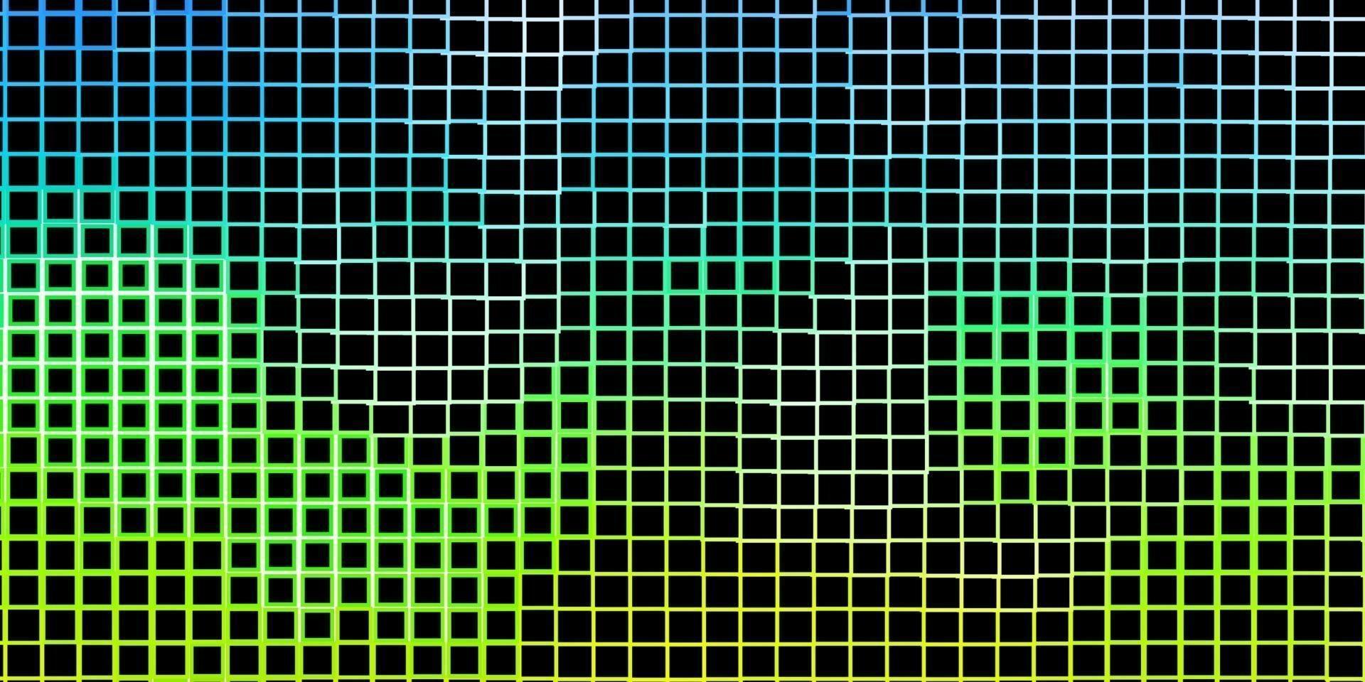 textura de vector multicolor claro en estilo rectangular.
