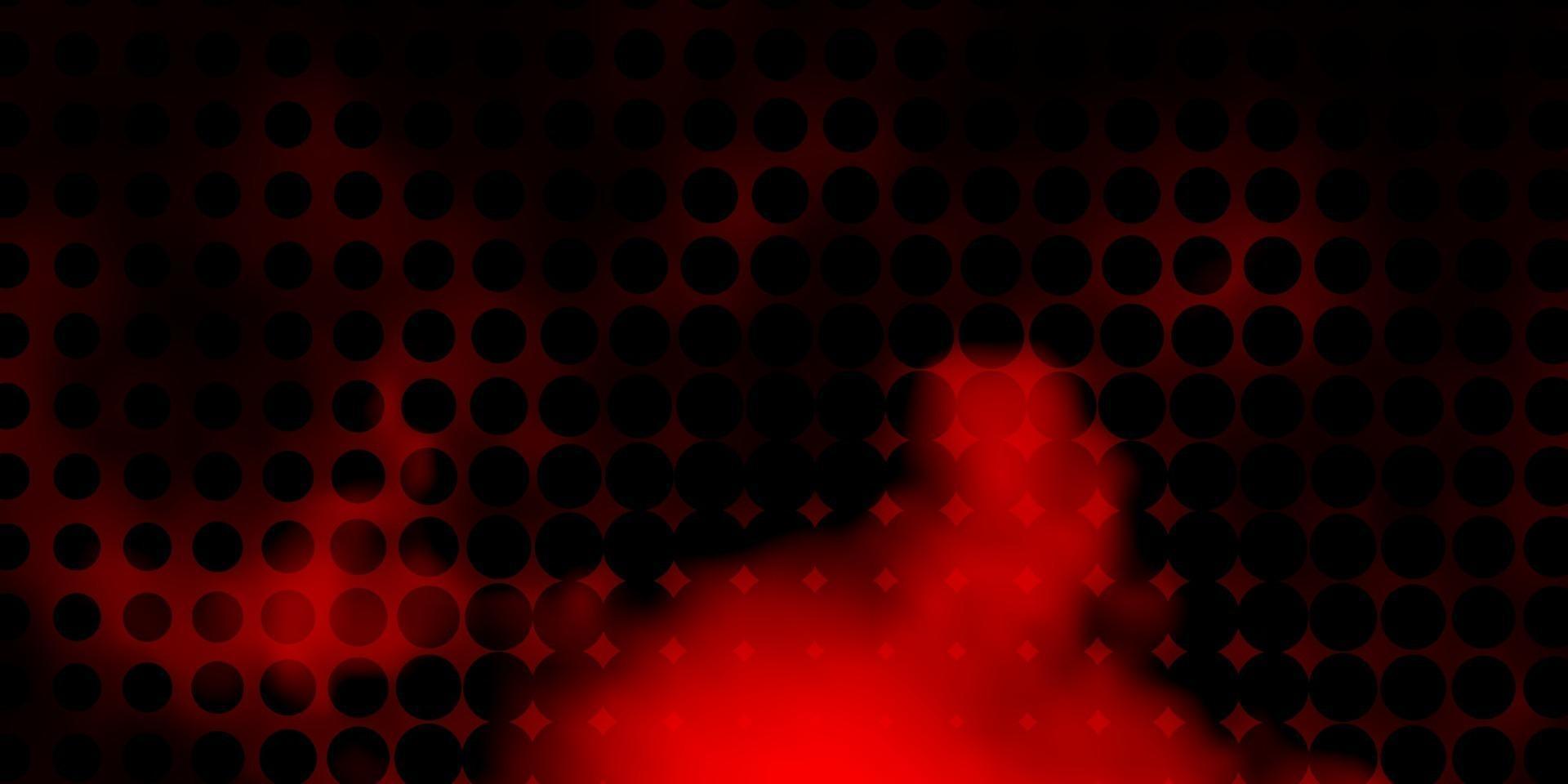 Dark Orange vector layout with circle shapes.