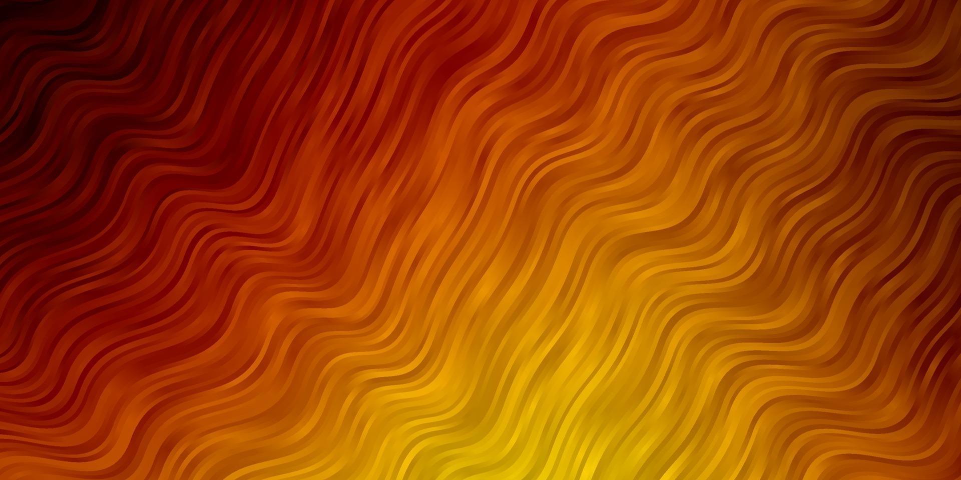 Light Orange vector backdrop with curves.
