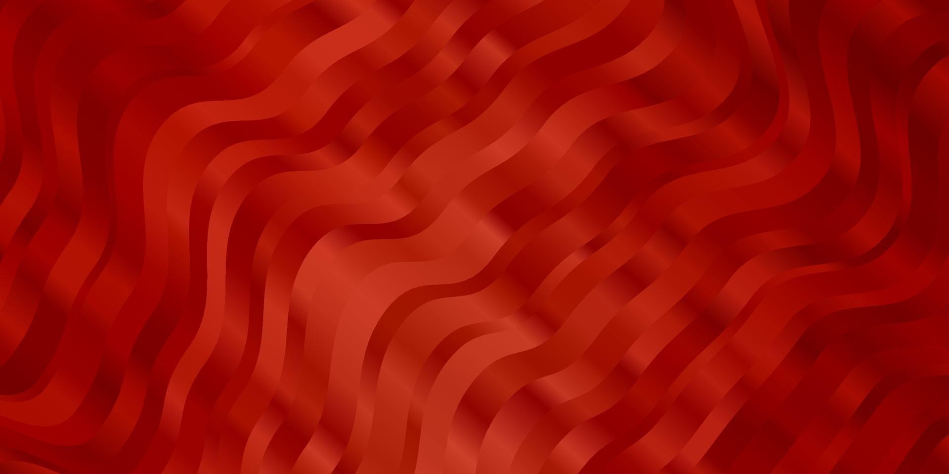 Light Orange vector texture with curves.