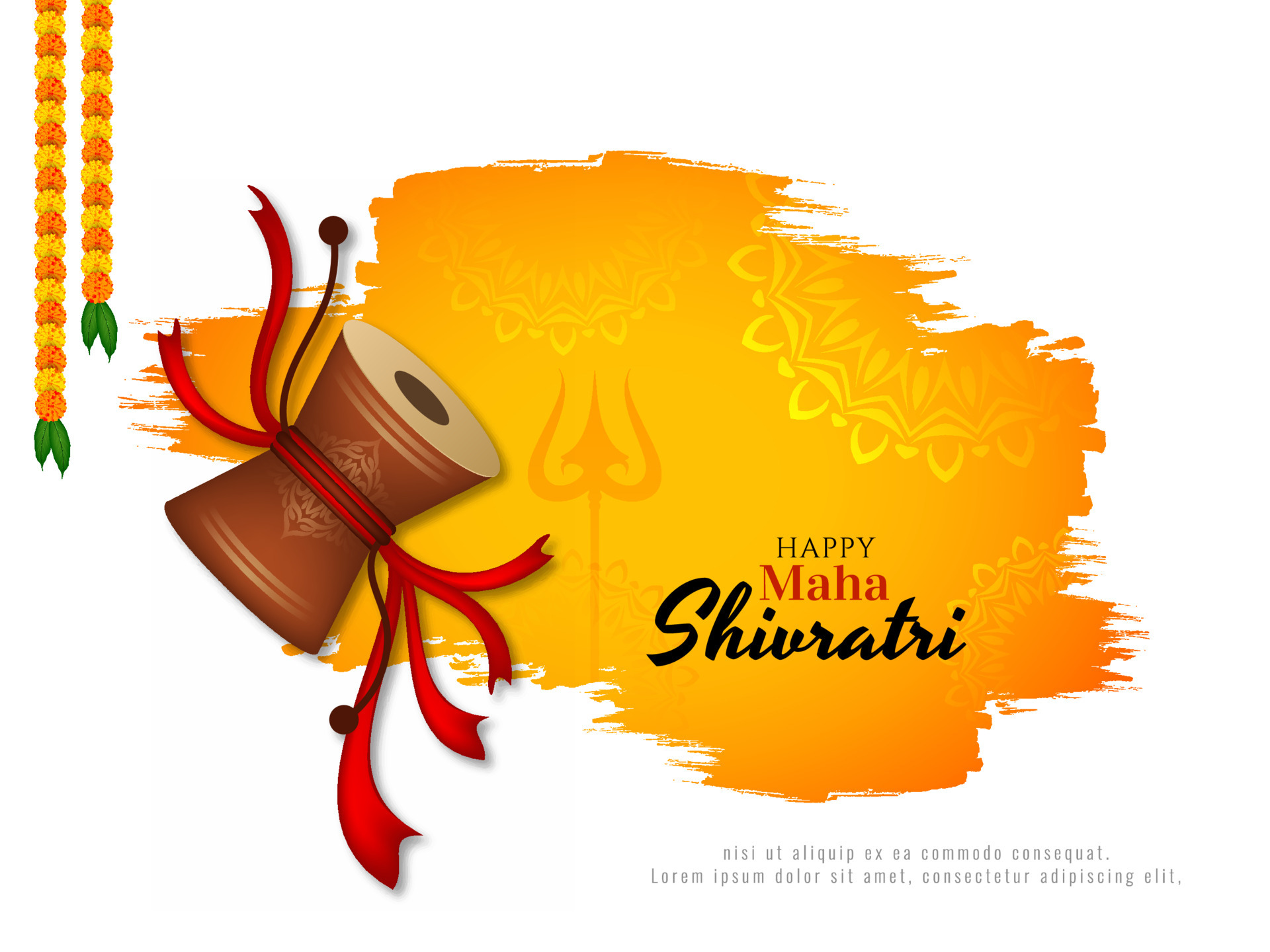 Happy Maha Shivratri festival classic mythological background 5876984  Vector Art at Vecteezy