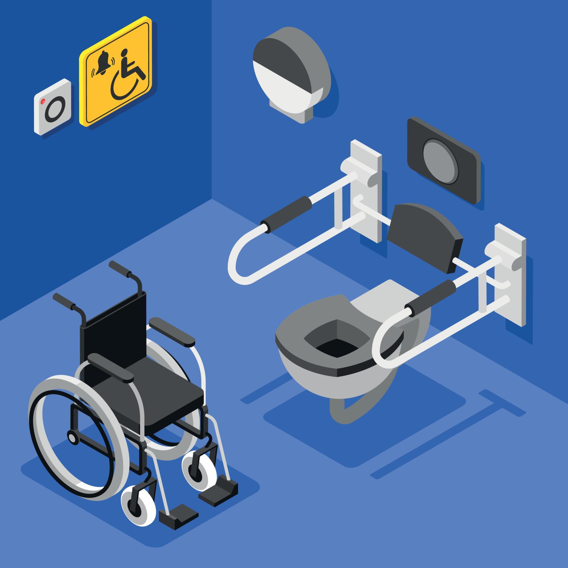 Accessible environment. Графика вектор accessible environment.