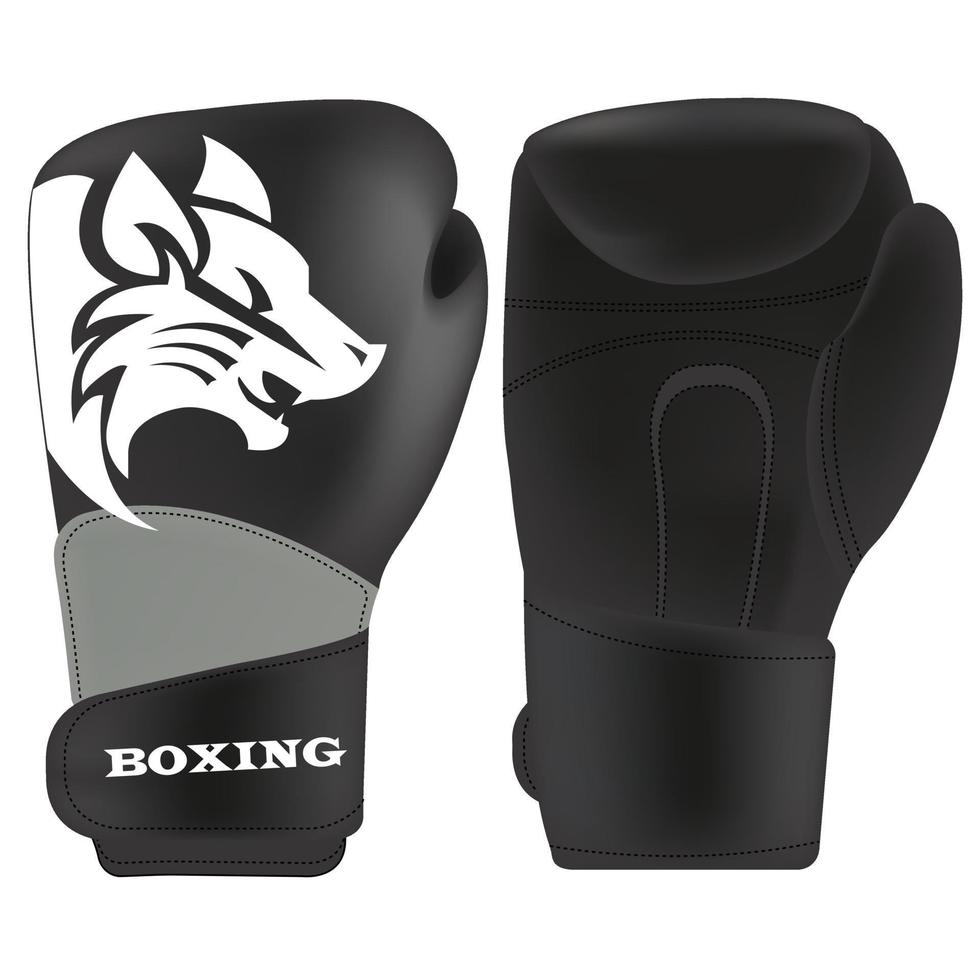 guantes de boxeo vectores