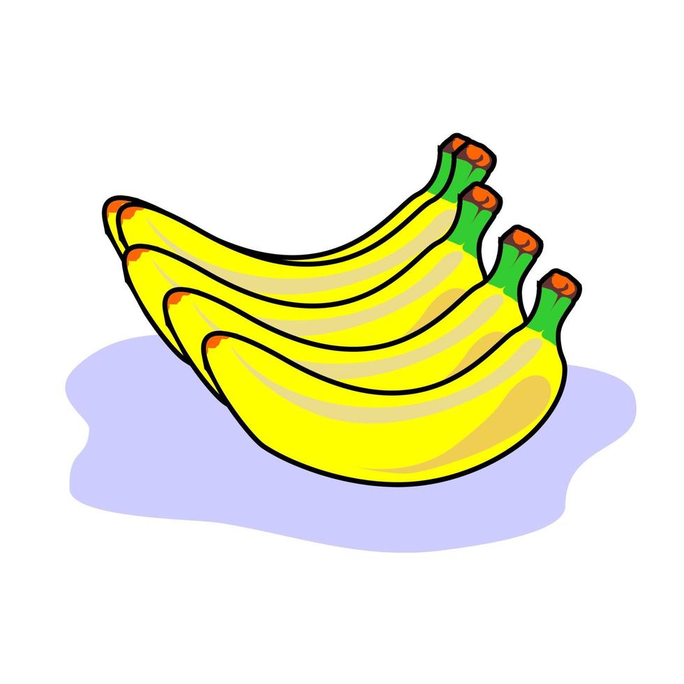 Banana icon high resolution Free Vector