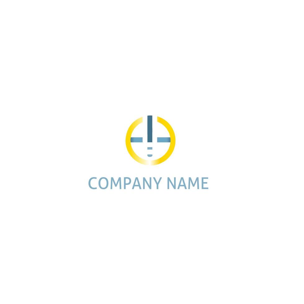 logo design or icon insurance form elegant and simple and interesting eps 10 vector