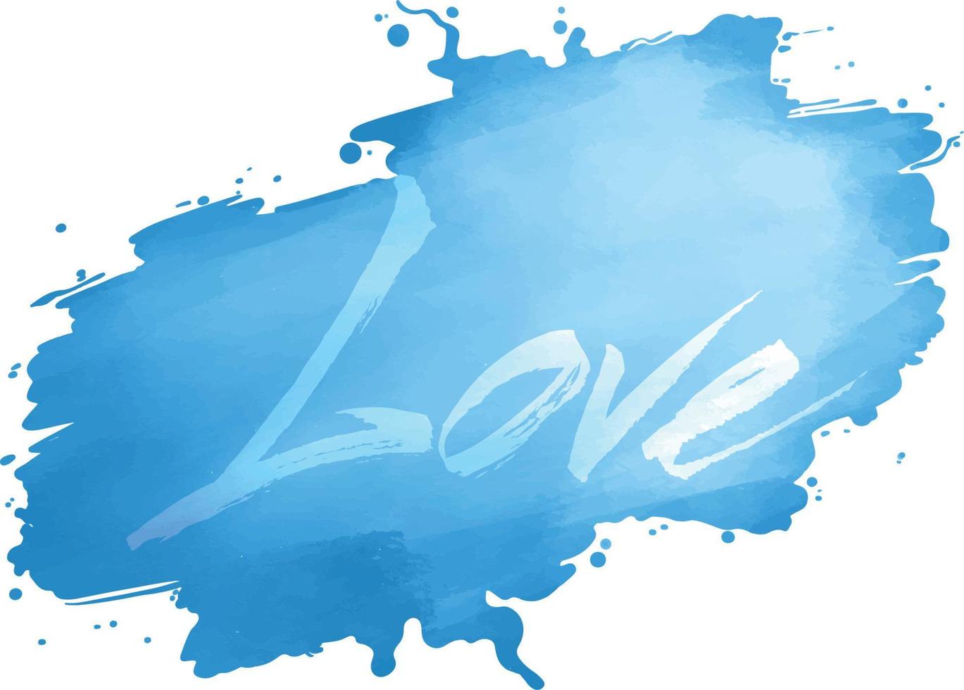 watercolor love romance background vector