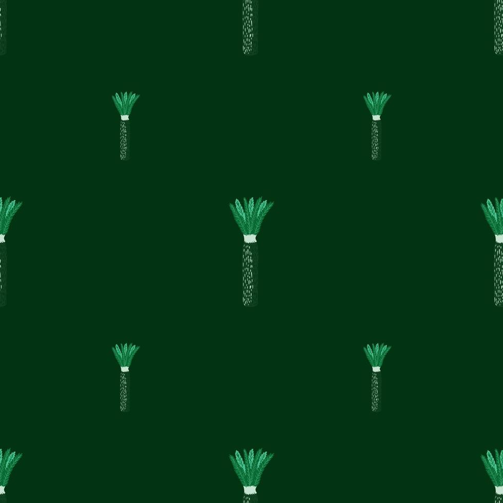 palmera de patrones sin fisuras. fondo de plantas tropicales. vector