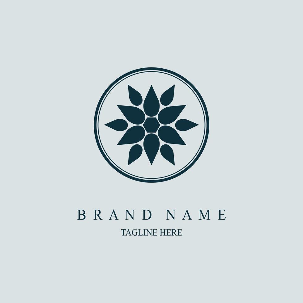 modern logo silhouette template design for brand or company and other vector