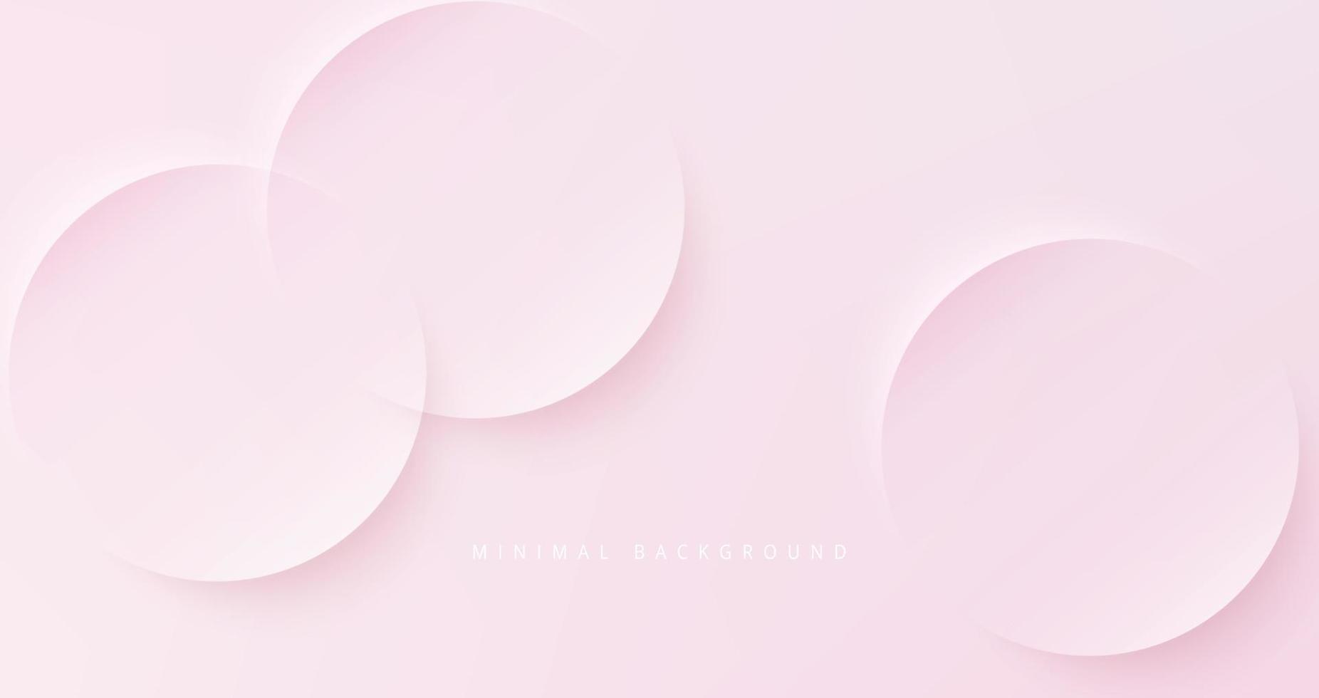 abstract soft pink background, modern and clean banner, landing page concept with pastel color vector