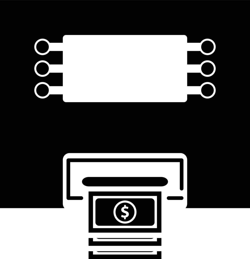 Withdraw Money Icon vector