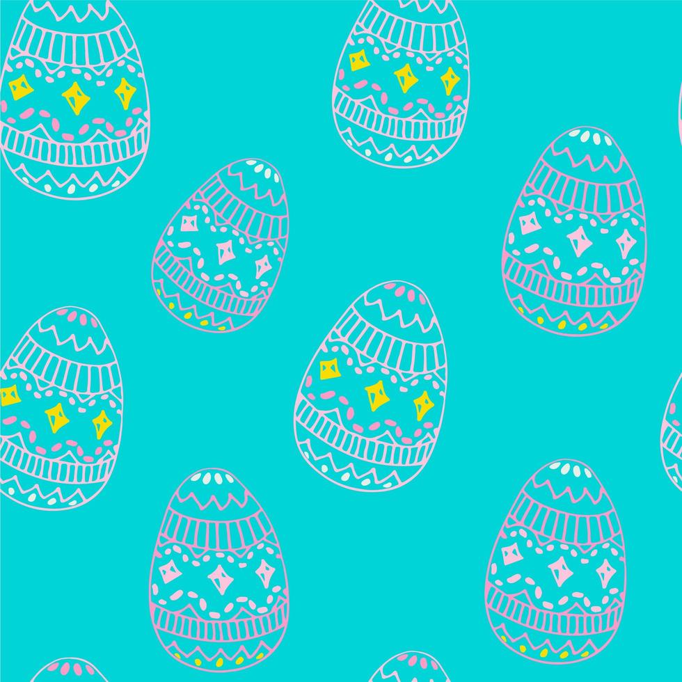 Easter Seamless cute background. Vector