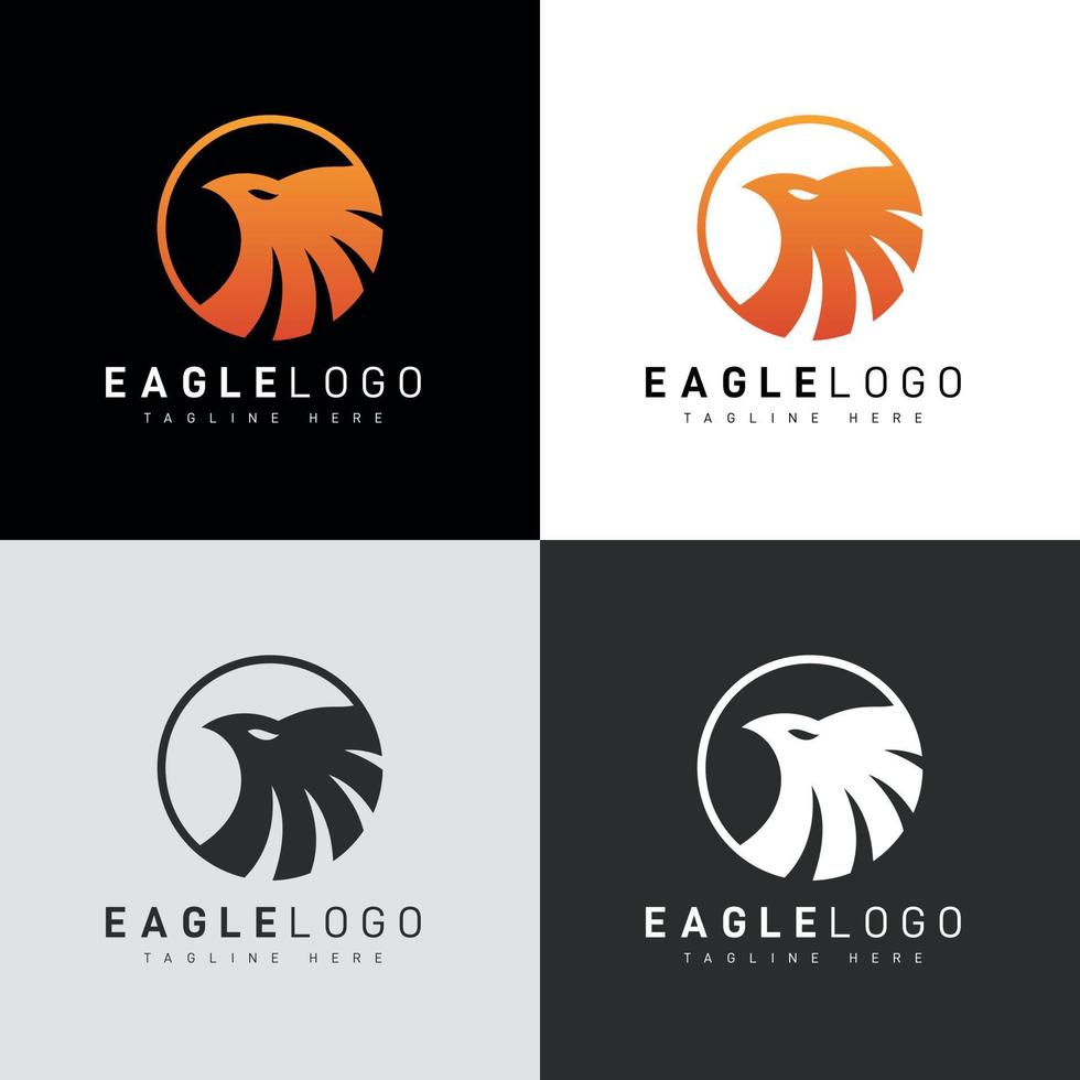 Eagle logo design template vector