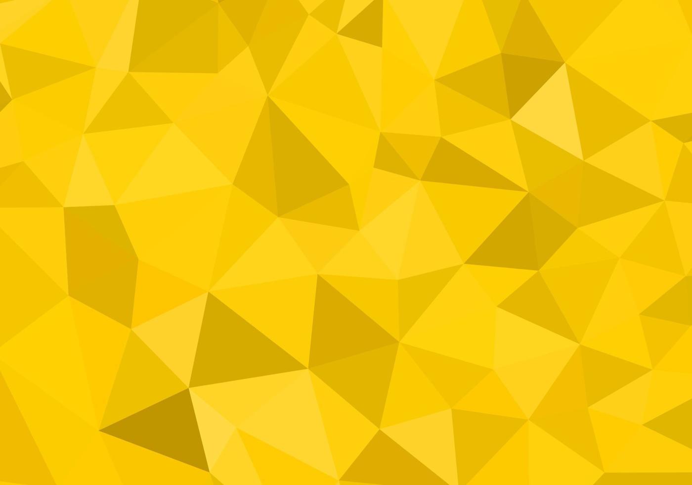 yellow lowpoly background vector