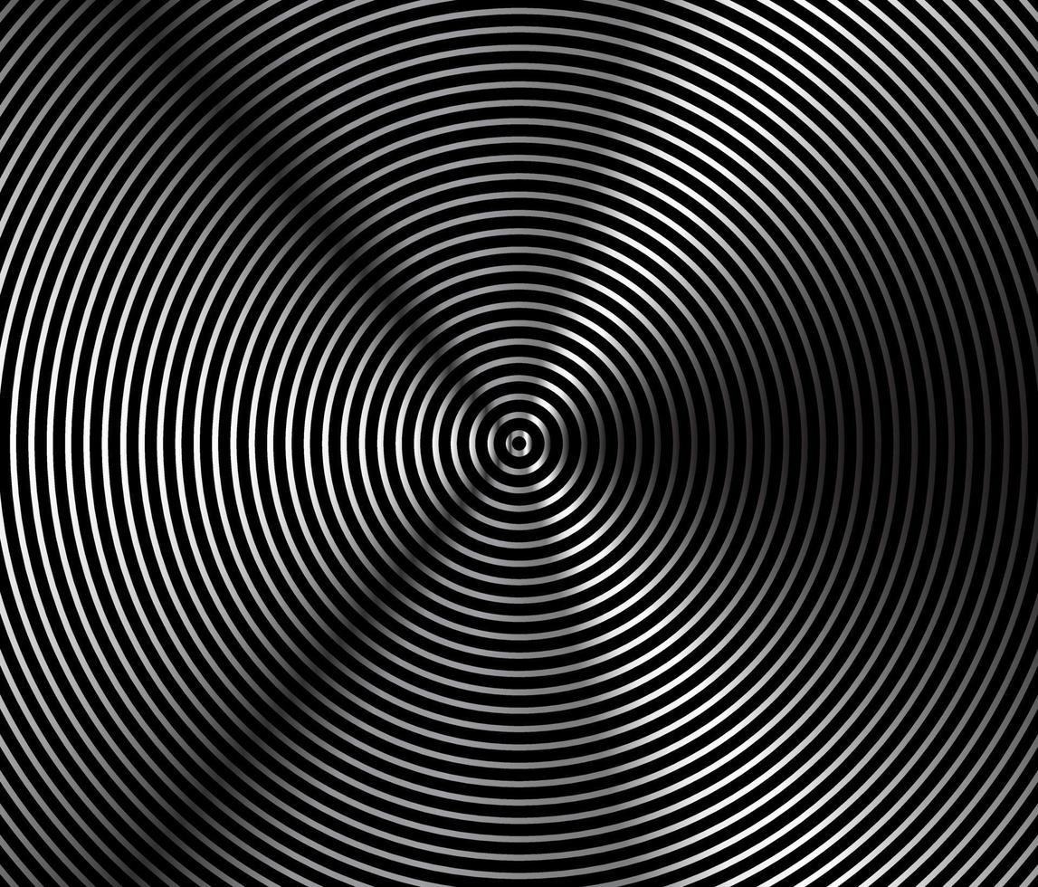 Concentric circle background. Circle line pattern. vector