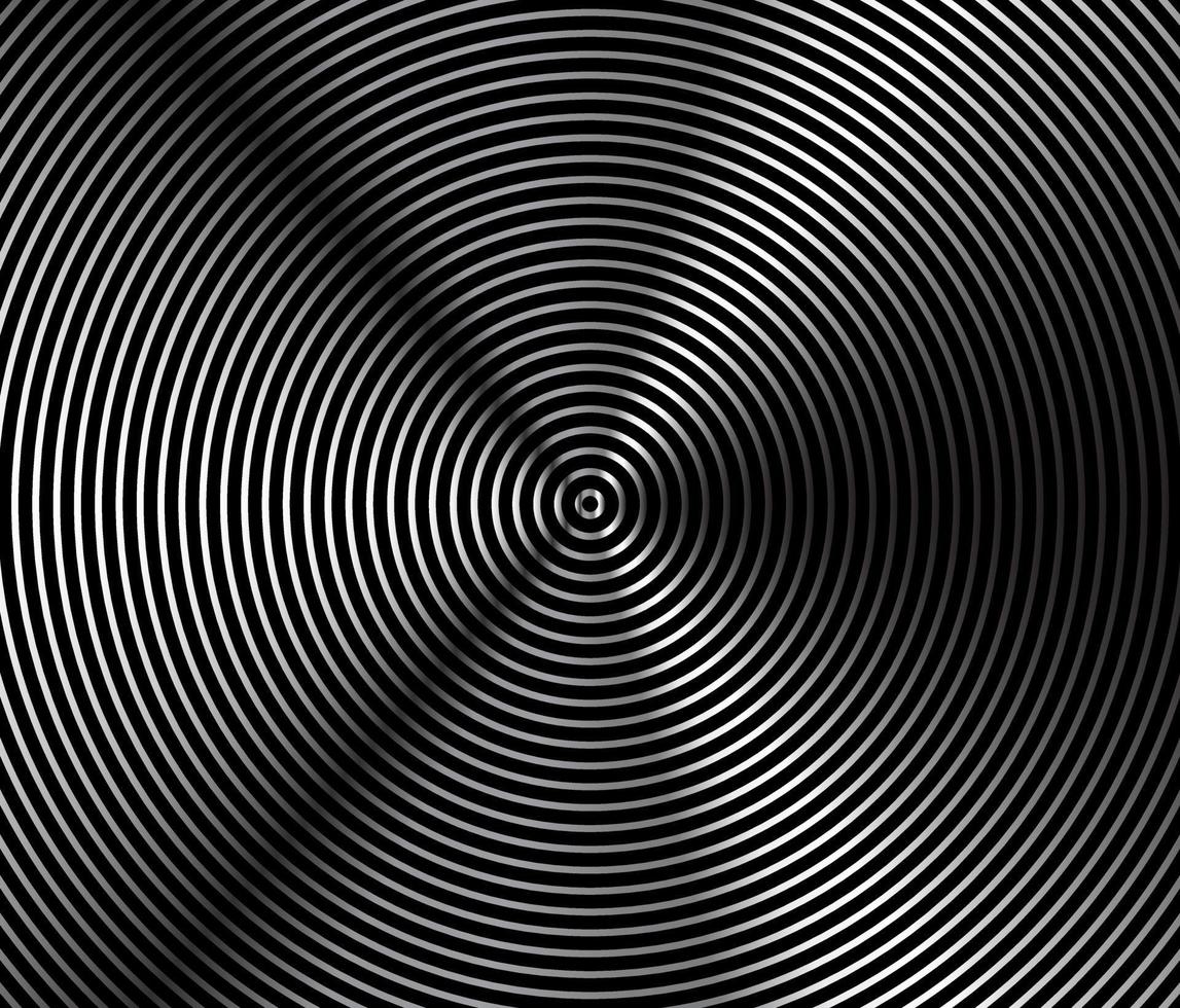 Concentric circle background. Circle line pattern. vector