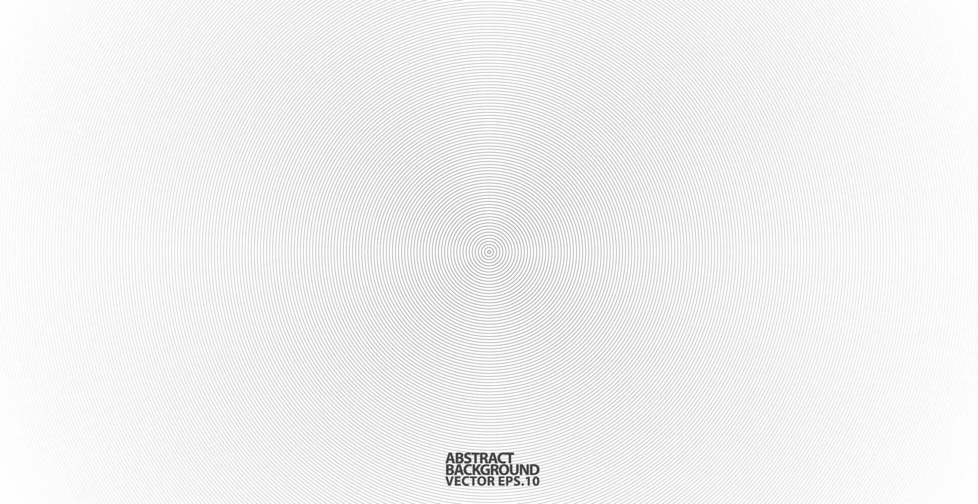 circulo concentrico. Ilustración de onda de sonido. patrón de línea de círculo abstracto. gráfico en blanco y negro vector